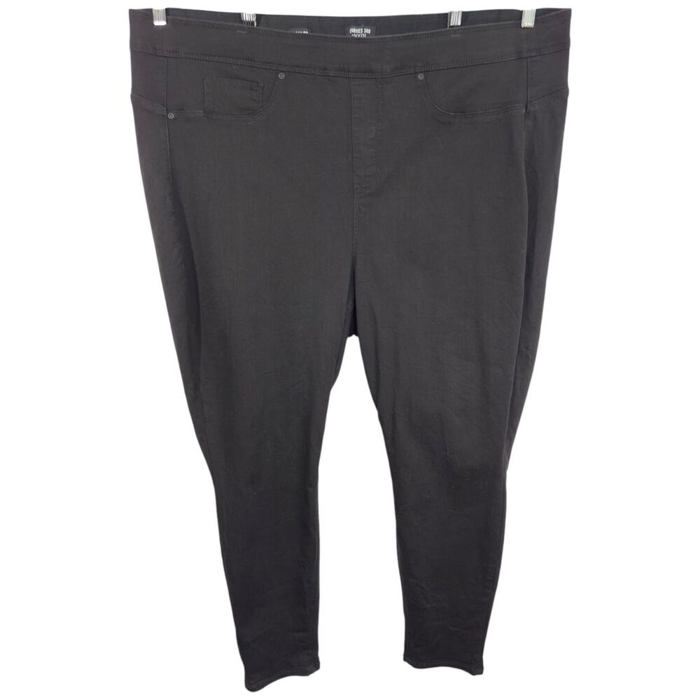 NYDJ Not Your Daughters Jeans Plus Size 28W Jeans Black Skinny High Rise 637